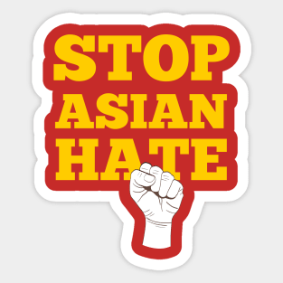 Stop asian hate Sticker